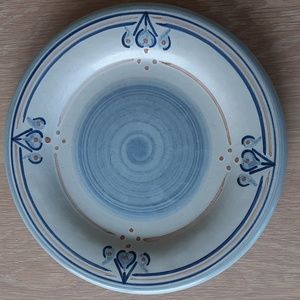 Louisville Stoneware FLORALS Child's Dinner Plate 9.25" Made in Kentucky